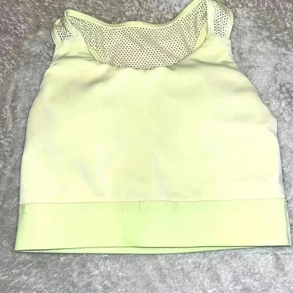 Offline by Aerie Light Lime Green Racerback Sports Bra Size Med